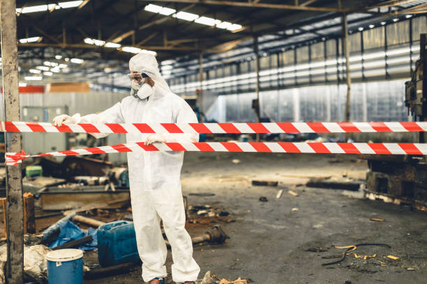 Professional Biohazard Cleanup technician working in Lovelock, NV